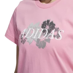 Women's adidas Floral Linear Graphic T-Shirt -Adidas shop 5575428 ALT2