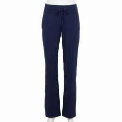 Petite Tek Gear® Essential Straight-Leg Pants -Adidas shop 5576689 Navy Romance