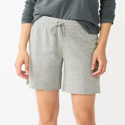 Women's Sonoma Goods For Life® Drawstring Bermuda Shorts -Adidas shop 5576805 Gray