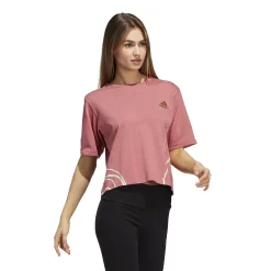 Women's adidas Holiday Fleece Graphic Crop Top 12 Women's adidas Holiday Fleece Graphic Crop Top -Adidas shop 5577958 ALT2