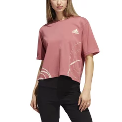 Women's adidas Holiday Fleece Graphic Crop Top 14 Women's adidas Holiday Fleece Graphic Crop Top -Adidas shop 5577958 ALT4