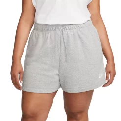 Plus Size Nike Club Fleece Shorts -Adidas shop 5580967 Gray Heather