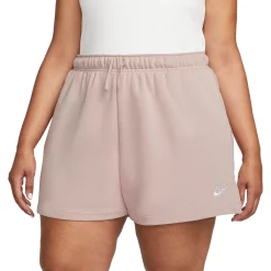 Plus Size Nike Club Fleece Shorts -Adidas shop 5580967 Pink Oxford