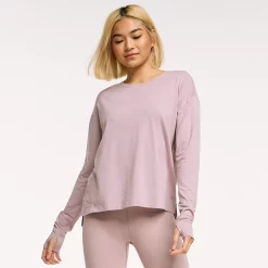 Women's FLX Core Drop-Shoulder Tee -Adidas shop 5580977 Grazing Lavendar