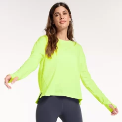 Women's FLX Core Drop-Shoulder Tee -Adidas shop 5580977 Lime Green