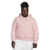 Plus Size Nike Sportswear Club Fleece Hoodie -Adidas shop 5581015 Soft Pink