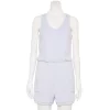 Women's FLX Terry Cloth Romper -Adidas shop 5581072 Cool Daisy