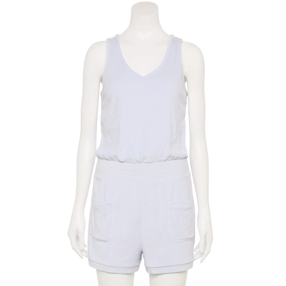 Women's FLX Terry Cloth Romper 3 Women's FLX Terry Cloth Romper