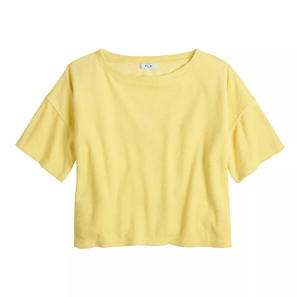 Women's FLX Boxy Terry Cloth Top 7 Women's FLX Boxy Terry Cloth Top - Image 5