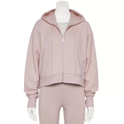Women's FLX Boxy Zip-Up Hoodie 8 Women's FLX Boxy Zip-Up Hoodie -Adidas shop 5581129 Grazing Lavender