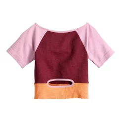 Juniors' SO® Front Cut-Out Seamless Top -Adidas shop 5581527 ALT5