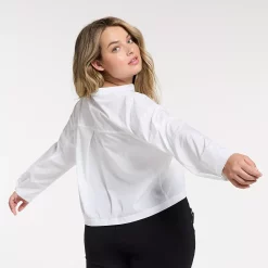 Plus Size FLX Woven Popover Top -Adidas shop 5581580 ALT