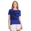 Women's PSK Collective Calligraphy Graphic Tee -Adidas shop 5582072 Bright Blue