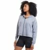 Women's PSK Collective Hooded Crop Jacket -Adidas shop 5582098 French Gray