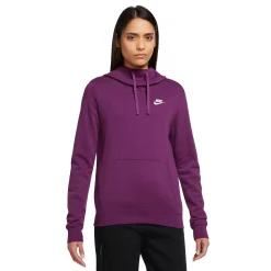 Women's Nike Sportswear Club Fleece Funnel-Neck Hoodie -Adidas shop 5583212 Viotech