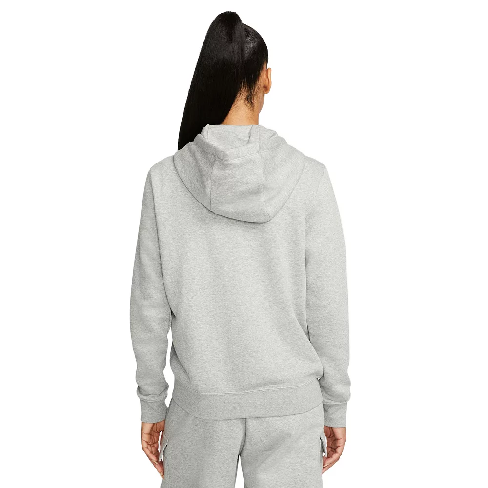 Women's Nike Sportswear Club Fleece Full-Zip Hoodie 11 Women's Nike Sportswear Club Fleece Full-Zip Hoodie - Image 9