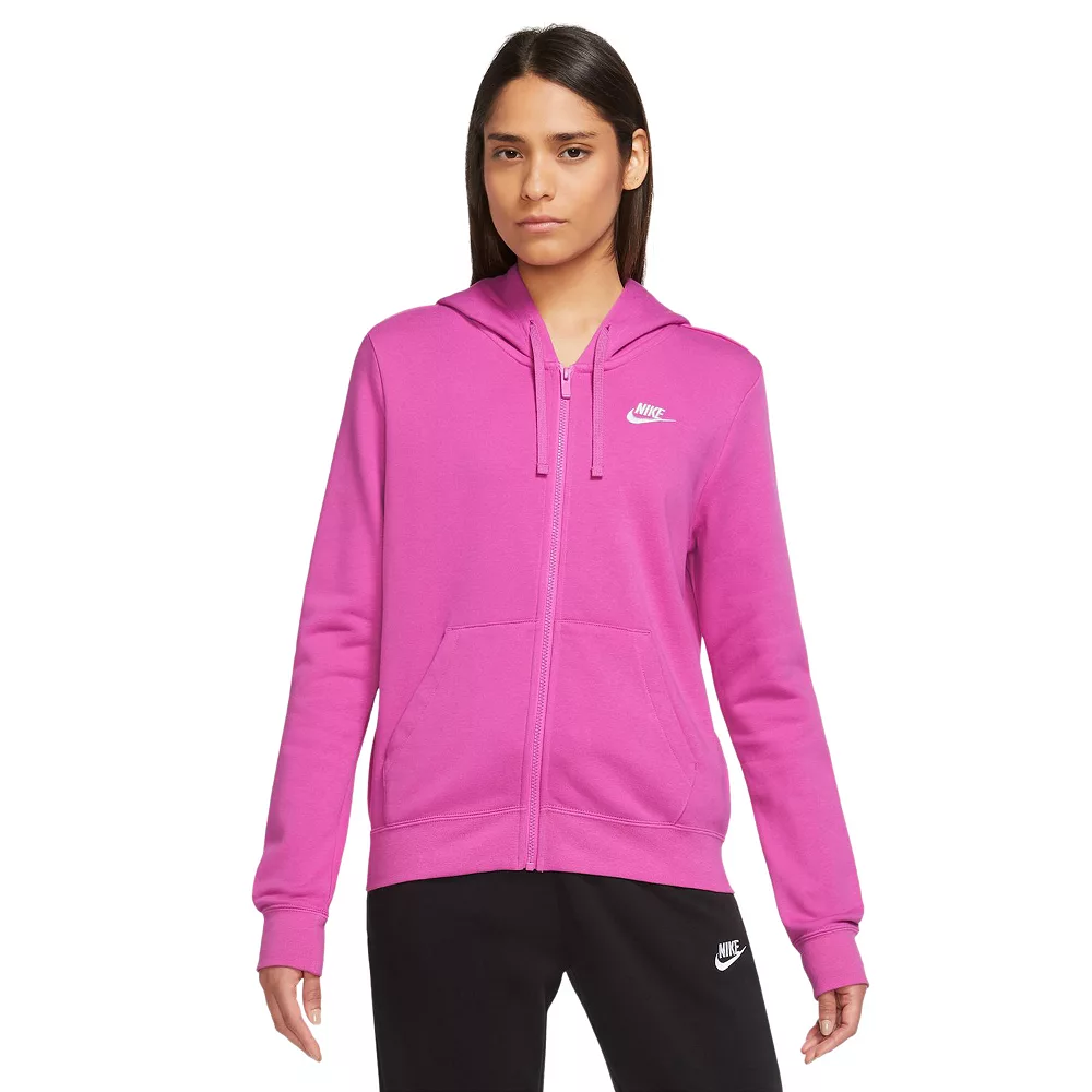 Women's Nike Sportswear Club Fleece Full-Zip Hoodie 8 Women's Nike Sportswear Club Fleece Full-Zip Hoodie - Image 6