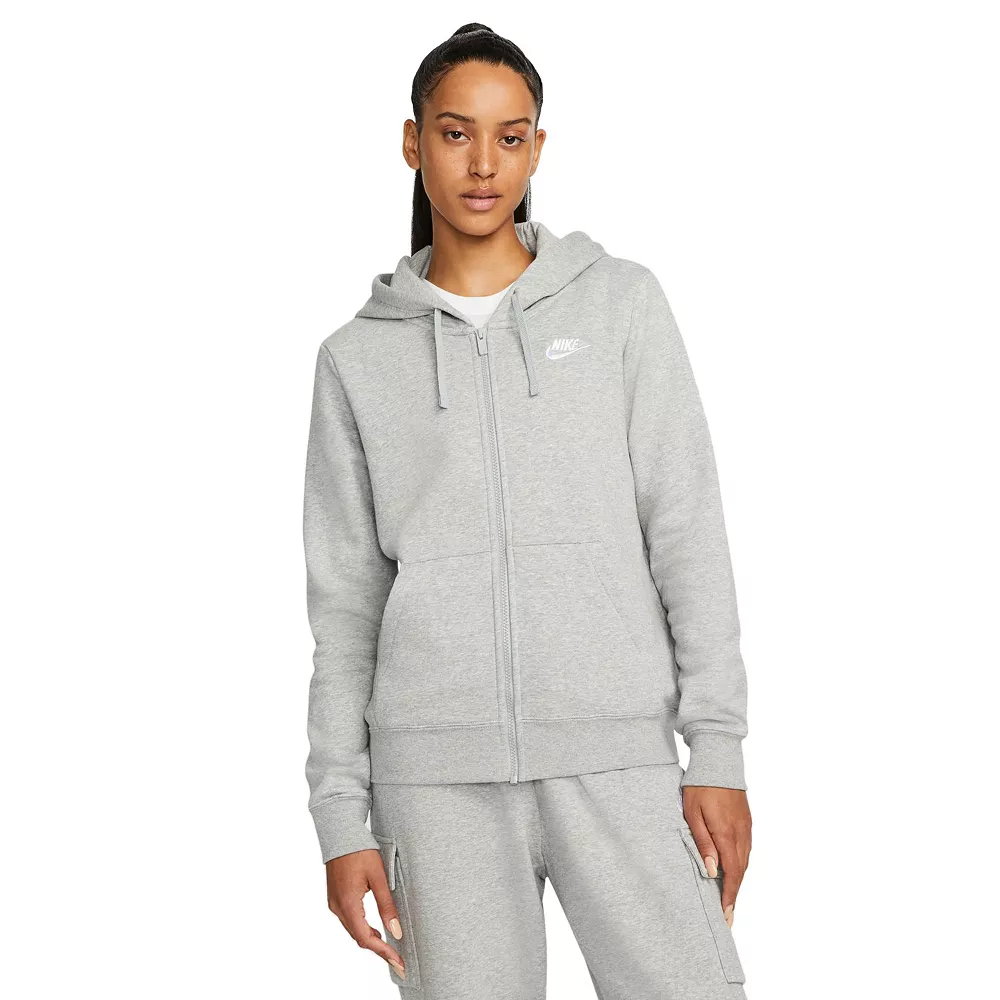 Women's Nike Sportswear Club Fleece Full-Zip Hoodie 3 Women's Nike Sportswear Club Fleece Full-Zip Hoodie