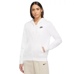 Women's Nike Sportswear Club Fleece Full-Zip Hoodie 20 Women's Nike Sportswear Club Fleece Full-Zip Hoodie -Adidas shop 5583236 White