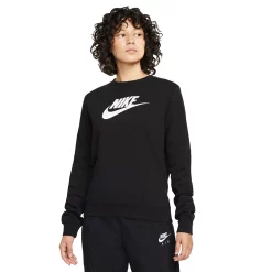 Women's Nike Sportswear Club Fleece Crewneck Sweatshirt 17 Women's Nike Sportswear Club Fleece Crewneck Sweatshirt -Adidas shop 5583707 Black