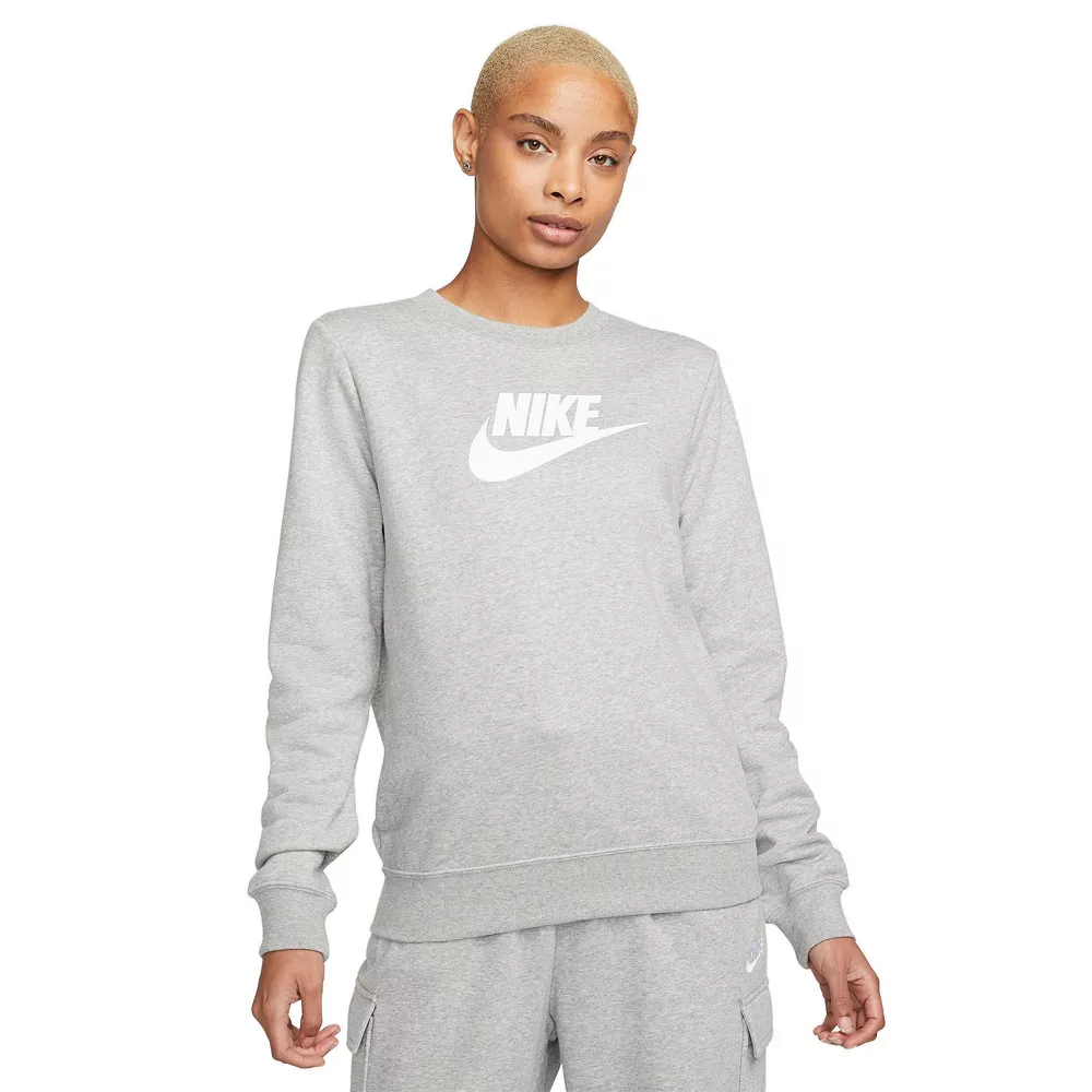 Women's Nike Sportswear Club Fleece Crewneck Sweatshirt 5 Women's Nike Sportswear Club Fleece Crewneck Sweatshirt - Image 3