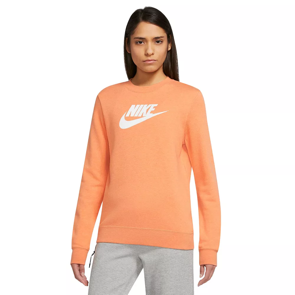 Women's Nike Sportswear Club Fleece Crewneck Sweatshirt 10 Women's Nike Sportswear Club Fleece Crewneck Sweatshirt - Image 8