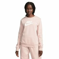Women's Nike Sportswear Club Fleece Crewneck Sweatshirt 16 Women's Nike Sportswear Club Fleece Crewneck Sweatshirt -Adidas shop 5583707 Pink Oxford