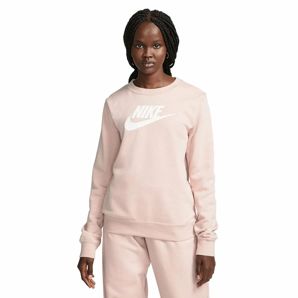 Women's Nike Sportswear Club Fleece Crewneck Sweatshirt 6 Women's Nike Sportswear Club Fleece Crewneck Sweatshirt - Image 4
