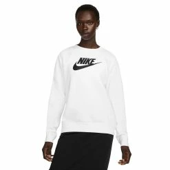 Women's Nike Sportswear Club Fleece Crewneck Sweatshirt 18 Women's Nike Sportswear Club Fleece Crewneck Sweatshirt -Adidas shop 5583707 White