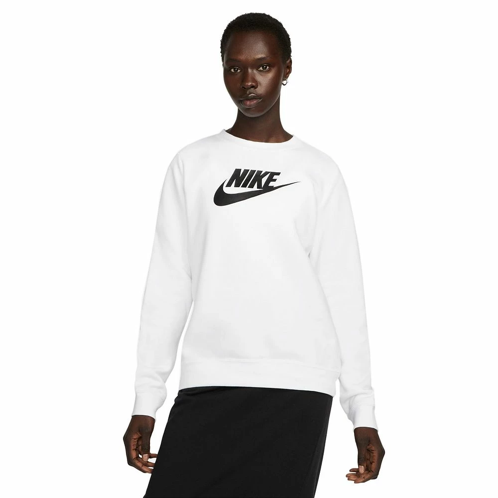 Women's Nike Sportswear Club Fleece Crewneck Sweatshirt 8 Women's Nike Sportswear Club Fleece Crewneck Sweatshirt - Image 6