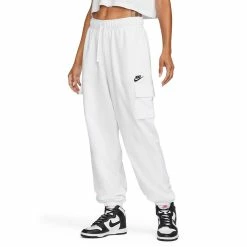 Women's Nike Sportswear Club Fleece Midrise Cargo Pants -Adidas shop 5583798 White