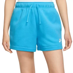 Women's Nike Sportswear Club Fleece Midrise Shorts -Adidas shop 5583954 Baltic Blue