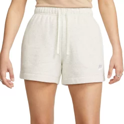 Women's Nike Sportswear Club Fleece Midrise Shorts -Adidas shop 5583954 Oatmeal Heather