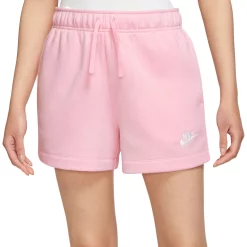 Women's Nike Sportswear Club Fleece Midrise Shorts -Adidas shop 5583954 Soft Pink