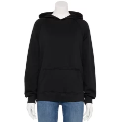 Juniors' SO® Adaptive Pullover Hoodie with Abdominal Access -Adidas shop 5584271 Black Luxe