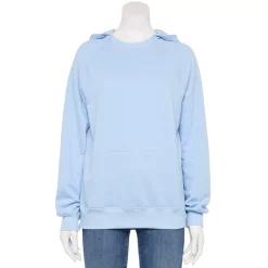 Juniors' SO® Adaptive Pullover Hoodie with Zipper Port Access -Adidas shop 5584272 Harbor Sky