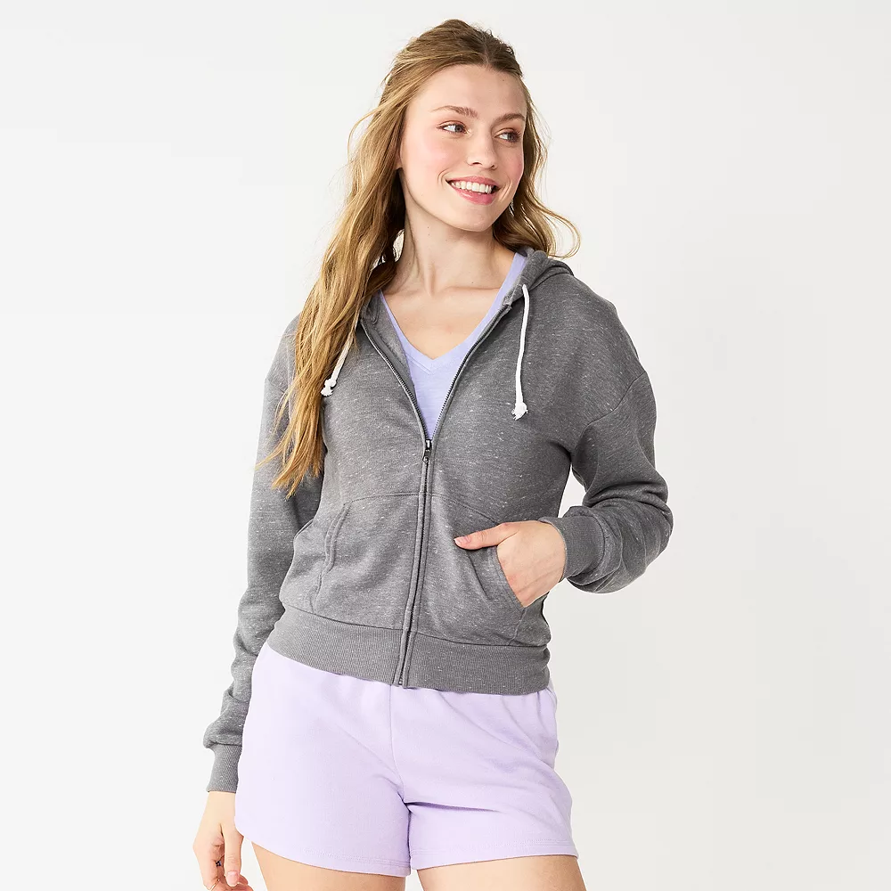 Juniors' SO® Favorite Long Sleeve Zip-Up Hoodie 10 Juniors' SO® Favorite Long Sleeve Zip-Up Hoodie - Image 8