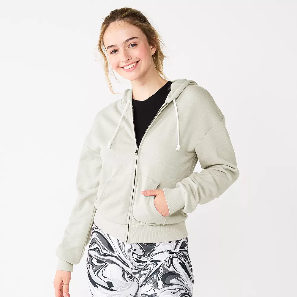 Juniors' SO® Favorite Long Sleeve Zip-Up Hoodie 3 Juniors' SO® Favorite Long Sleeve Zip-Up Hoodie