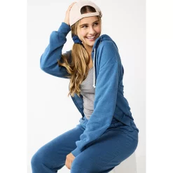 Juniors' SO® Favorite Long Sleeve Zip-Up Hoodie 21 Juniors' SO® Favorite Long Sleeve Zip-Up Hoodie -Adidas shop 5585853 Union Blue