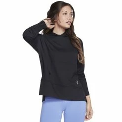 Women's Skechers® GOLOUNGE™ Wear Restful Hoodie -Adidas shop 5585978 Bold Black