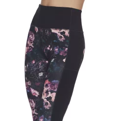 Women's Skechers GO WALK Wear™ Linear Floral High-Waisted 7/8 Leggings -Adidas shop 5585991 ALT3