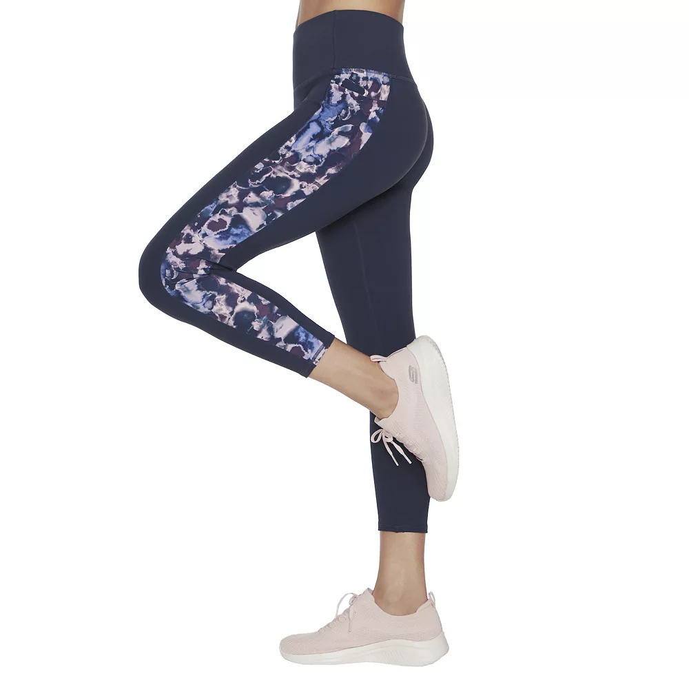 Women's Skechers® GOWALK™ GOFLEX™ Floral High-Waisted 7/8 Leggings 5 Women's Skechers® GOWALK™ GOFLEX™ Floral High-Waisted 7/8 Leggings - Image 3