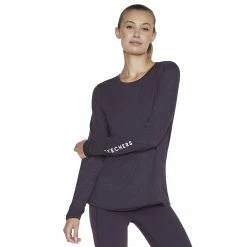 Women's Skechers® GODri® STRIDE Long Sleeve Tee -Adidas shop 5586021 Nightshade