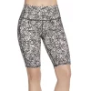 Women's Skechers® GOWALK Wear™ Printed High-Waisted Bike Shorts