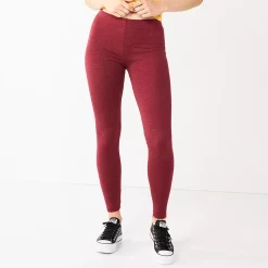 Juniors' SO® Favorite Long Leggings -Adidas shop 5588782 Berry Mgnola