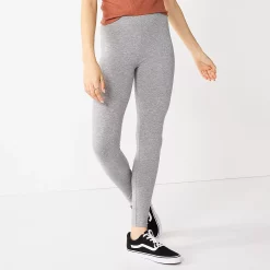 Juniors' SO® Favorite Long Leggings -Adidas shop 5588782 Medium Mineral