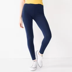 Juniors' SO® Favorite Long Leggings -Adidas shop 5588782 Navy