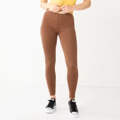 Juniors' SO® Favorite Long Leggings -Adidas shop 5588782 Puebla Brown