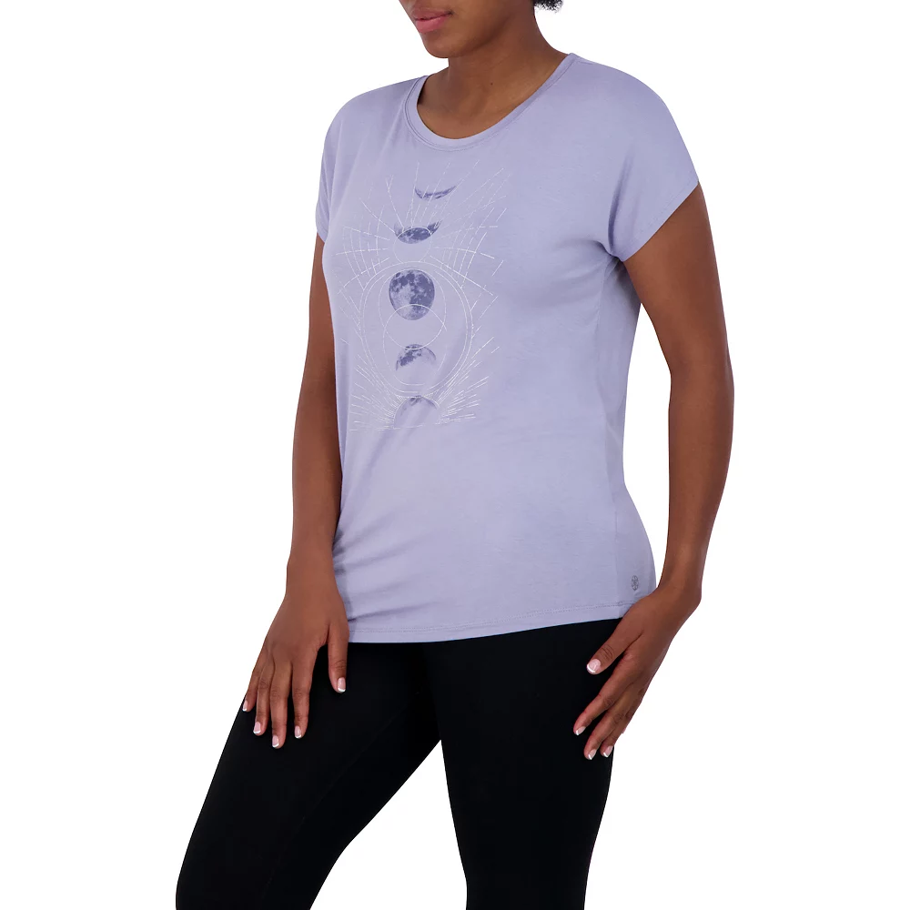 Women's Gaiam Linear Moon Tee 6 Women's Gaiam Linear Moon Tee - Image 4