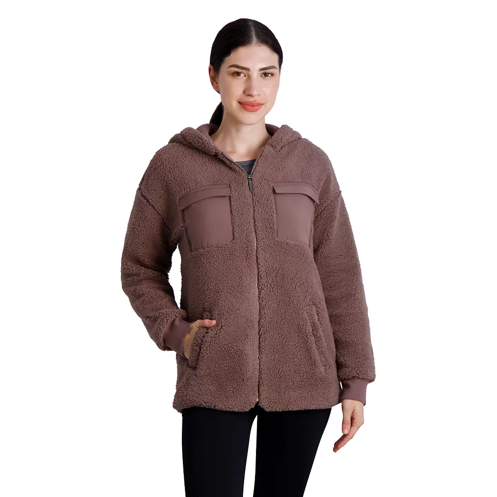 Women's Gaiam Cargo Sherpa Jacket 5 Women's Gaiam Cargo Sherpa Jacket - Image 3
